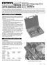 VS4760.V2. Instructions for: Diesel Engine Setting/Locking Tool Kit Renault dci Engines. Model No: 1. SAFETY INSTRUCTIONS