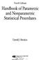 Handbook of Parametric and Nonparametric Statistical Procedures