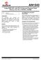 AN1543. Using MRF24W with PIC32 Internal Program Flash Memory For EZ_CONFIG_STORE ALTERNATIVE LOW-COST SOLUTIONS OVERVIEW SCOPE
