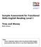 Sample Assessment for Functional Skills English Reading Level 1