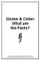 Gluten & Celiac What are the Facts?