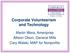 Corporate Volunteerism and Technology. Martin Wera, Ameriprise Allison Olson, General Mills Cary Walski, MAP for Nonprofits
