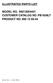 ILLUSTRATED PARTS LIST MODEL NO. 96012004401 CUSTOMER CATALOG NO. PB1638LT PRODUCT NO. 960 12 00-44. 401536 Rev.1 10.12.06 TR/VB