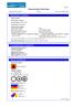 Material Safety Data Sheet