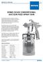 BINKS SV100 CONVENTIONAL SUCTION FEED SPRAY GUN