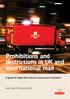 Prohibitions and restrictions in UK and international mail