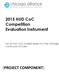 2015 HUD CoC Competition Evaluation Instrument