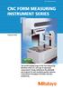 CNC FORM MEASURING INSTRUMENT SERIES