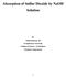 Absorption of Sulfur Dioxide by NaOH Solution. By Ahmed Hassan Ali Al-Qadessiya University Collage of Science \ Al-Muthana Chemistry Department