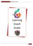 Learning Coach Guide