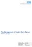 The Management of Head & Neck Cancer
