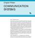 COMMUNICATION SYSTEMS