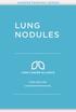 UNDERSTANDING SERIES LUNG NODULES. 1-800-298-2436 LungCancerAlliance.org
