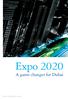 Expo 2020. A game changer for Dubai