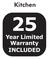 This Limited Warranty is valid for domestic kitchen use and is subject to the terms and conditions stated in this folder.