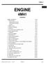 ENGINE 4M41 11B-0-1 CONTENTS