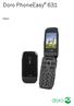 Doro PhoneEasy 631. English