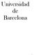 Universidad de Barcelona