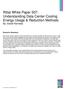 Rittal White Paper 507: Understanding Data Center Cooling Energy Usage & Reduction Methods By: Daniel Kennedy