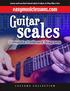 Guitar Scales. The good news here is: you play the guitar!