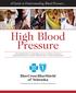 High Blood Pressure. A Guide to Understanding Blood Pressure...