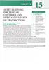 AUDITSAMPLING FORTESTS OF CONTROLSAND SUBSTANTIVE TESTS OFTRANSACTIONS