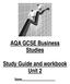 AQA GCSE Business Studies
