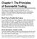 Chapter 1: The Principles of Successful Trading