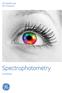 GE Healthcare Life Sciences. Spectrophotometry. Handbook