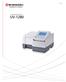 UV-VIS Spectrophotometer