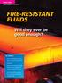 Fire-resistant fluids