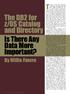 The DB2 for z/os Catalog and Directory Is There Any Data More Important?