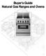 Buyer's Guide Natural Gas Ranges and Ovens