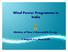 Wind Power Programme in India