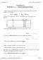 Chemistry 12 Worksheet 1-1 - Measuring Reaction Rates