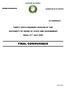 FINAL COMMUNIQUE THIRTY SIXTH ORDINARY SESSION OF THE AUTHORITY OF HEADS OF STATE AND GOVERNMENT. Abuja, 22 nd June 2009 COMISSÂO DA CEDEAO