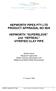 HEPWORTH PIPES PTY LTD PRODUCT APPRAISAL NO 98/8. HEPWORTH SUPERSLEVE and HEPSEAL VITRIFIED CLAY PIPE