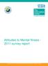Attitudes to Mental Illness - 2011 survey report