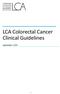 LCA Colorectal Cancer Clinical Guidelines