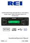 AM/FM/CD/MP3 Weather Band Radio Receiver with USB/SD & Auxiliary Inputs, 3 Built-in Microphone inputs for PA Announcements