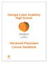 Georgia Cyber Academy High School. Advanced Placement Course Handbook