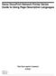 Xerox DocuPrint Network Printer Series Guide to Using Page Description Languages
