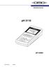Operating manual. ph 3110. ph meter. ba75791e02 11/2008