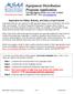 Equipment Distribution Program Application 375 Kings Highway North, Cherry Hill, NJ 08034 (800) 532-7667 Web: www.mymsaa.org
