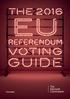 What is the referendum about?
