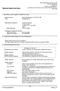Material Safety Data Sheet