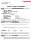 MATERIAL SAFETY DATA SHEET
