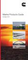 Marine Products Guide. October 2011
