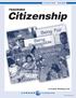 TEACHING Citizenship. 1st Grade Reading Level ISBN 978-0-8225-4743-3