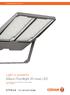 Light is powerful Siteco Floodlight 20 maxi LED. www.lightingsolutions.osram.com